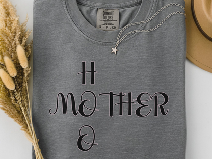 Motherhood T-Shirt: Comfort Colors Mom Shirt