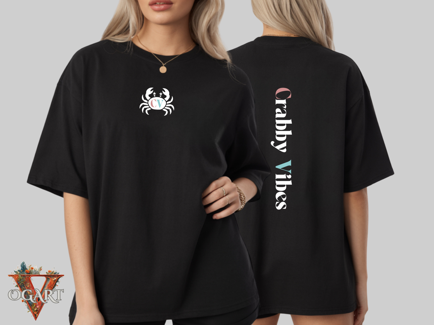 Crab Vibes Shirt: Summer Vacation Tee