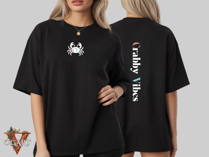 Crab Vibes Shirt: Summer Vacation Tee